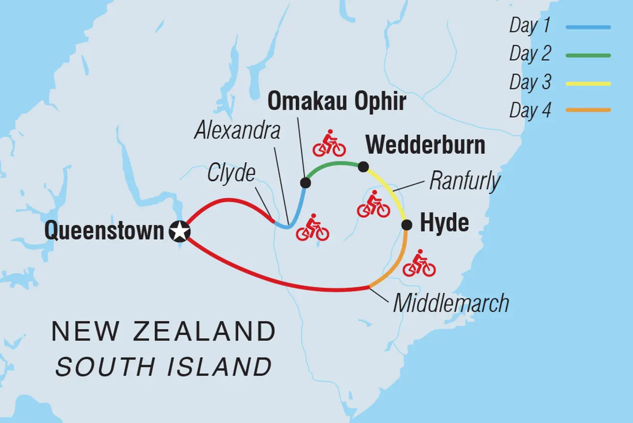 Radtour Neuseeland